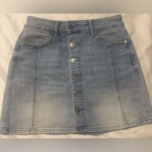 Vintage American Eagle Outfitters Light Blue A-Line Skirt